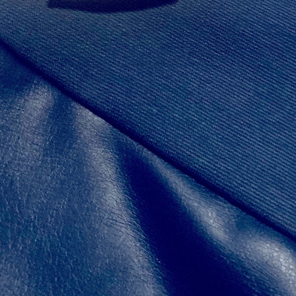 Assets by Spanx Blue Faux Leather Leggings - Picture 5 of 7